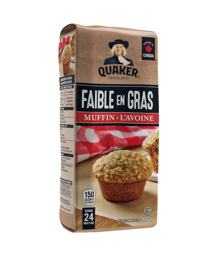 Quaker Quaker® Mélange à muffins faible en gras Avoine Tasty Rewards